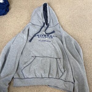 Universal Gray Pullover Hoodie